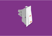 20 Amp 1 Way (Indicator) 1 M (Cherry) (V1023) – V-Five Series | Vinayak Electricals